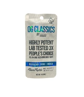 Cake - OG Classics - Blueberry Zushi Disposable Vape 1g