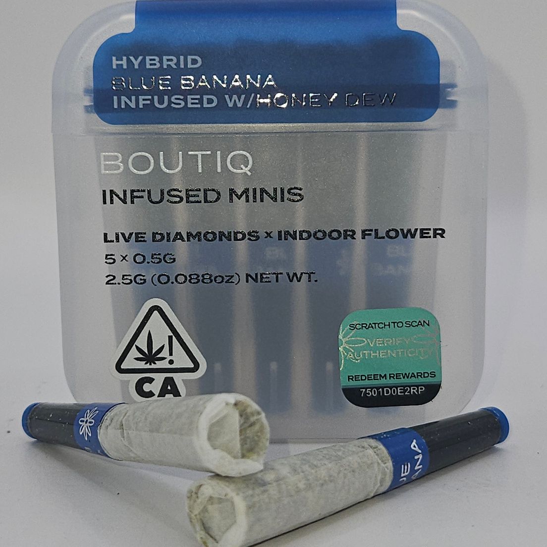 Boutiq Mini Joints (5ct) - Blue Banana w/ Honeydew