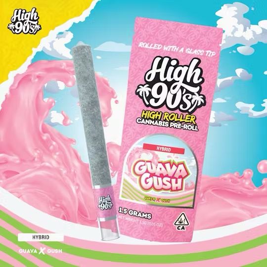 High 90s- Guava Gush High Roller Preroll 1.5g (H)