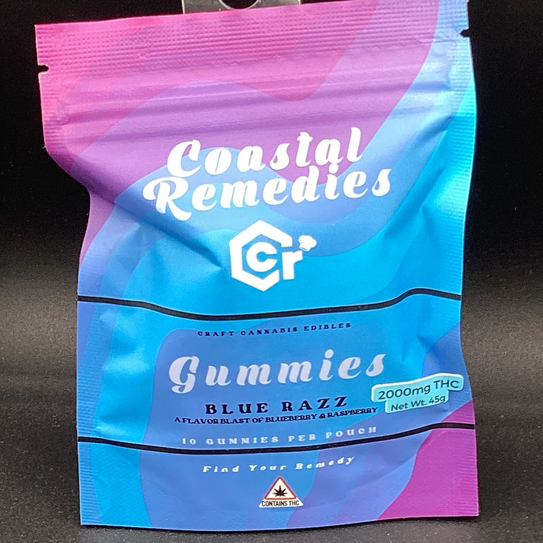 Coastal Remedies- Blue Raspberry- Gummies- 2000mg