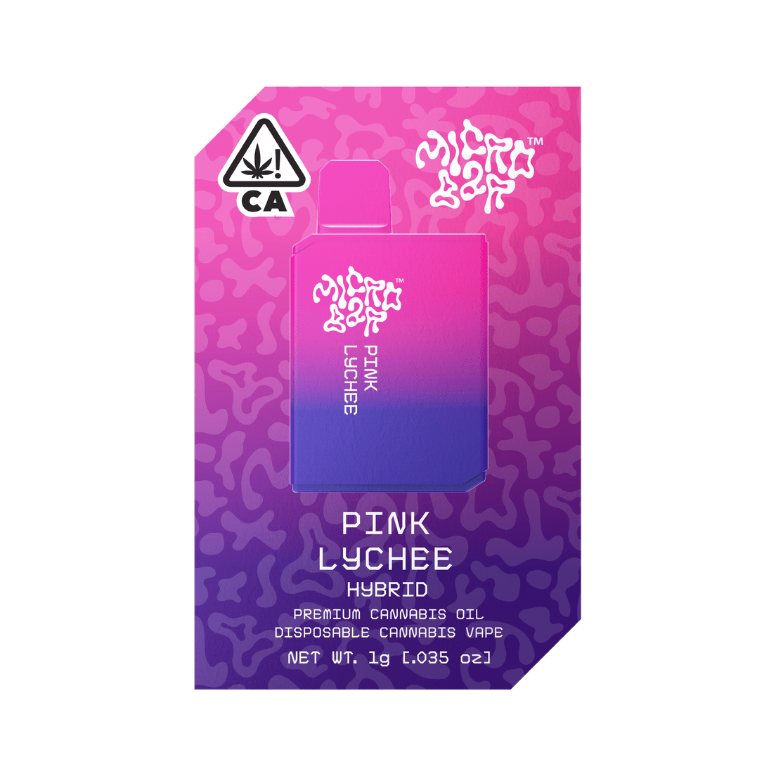 Microbar - Pink Lychee - Disposable Vape - 1g