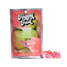 HAPPY FRUIT - Guava Delight Gummies - 100mg - Hybrid