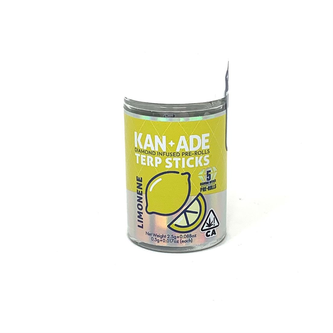 Kan+Ade - Limonene Terp Sticks Infused Prerolls 5pk 2.5g