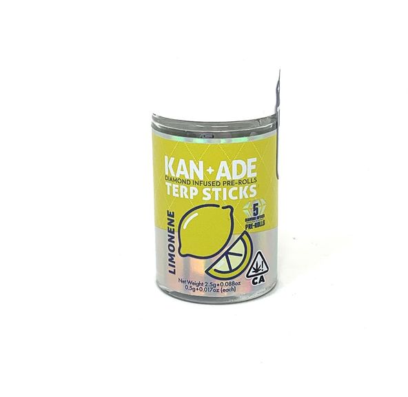 Kan+Ade - Limonene Terp Sticks Infused Prerolls 5pk 2.5g