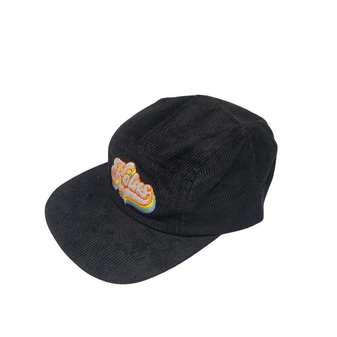 Kolas Branded Hat 70's Logo Corduroy Black