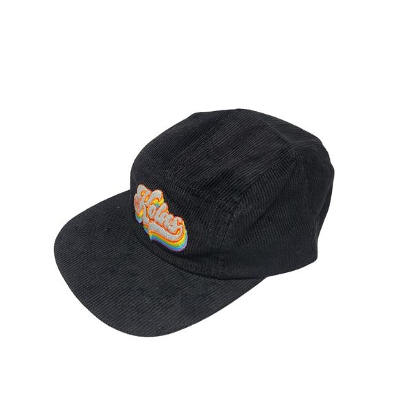 Kolas Branded Hat 70's Logo Corduroy Black