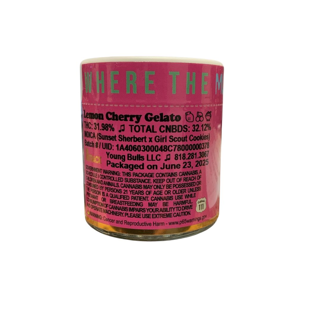 8 Track - Lemon Cherry Gelato 7g Flower