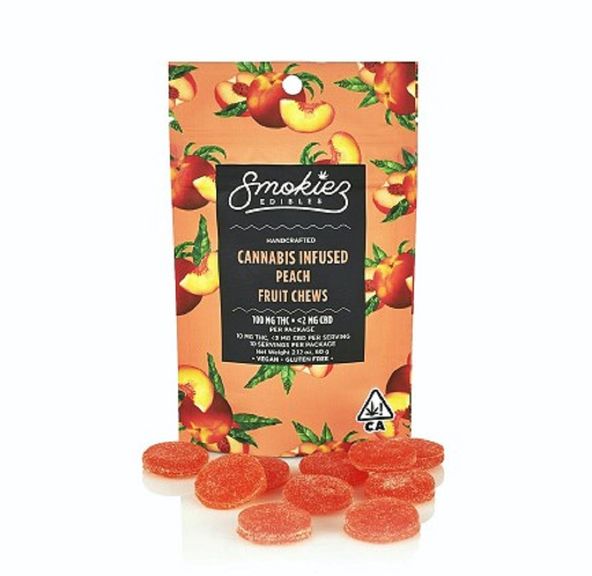 100mg Fruit Chews - Peach