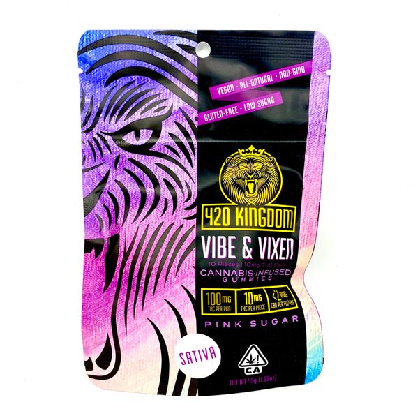 420 Kingdom - Vibe & Vixen - Pink Sugar - 100mg