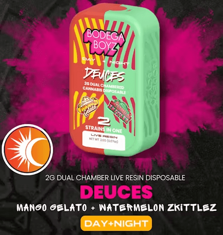 Bodega Boys - Watermelon Zkittles x Mango Gelato Disposable Vape 1g