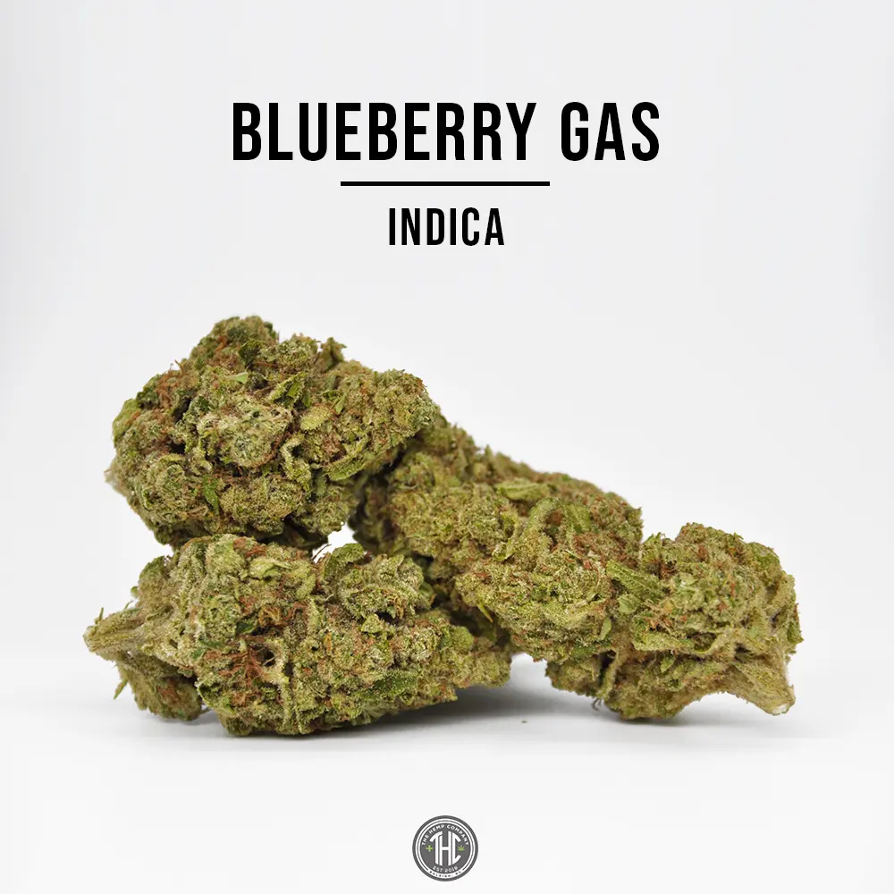THCa Hemp Flower, Blueberry Gas