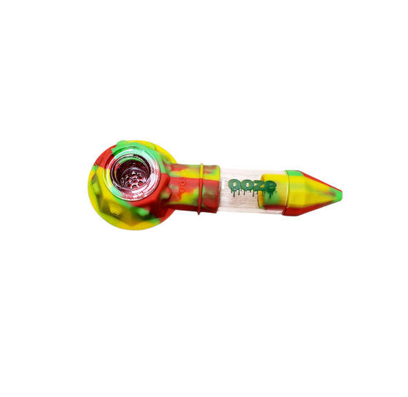 5" Ooze Rasta Silicone Pipe