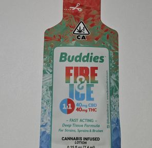 Fire & Ice Topical | .25oz Trial Size | CBD/THC 1:1 Ratio | 80mg