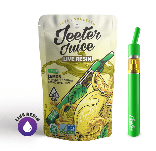 Jeeter | AIO Vape | .5g | Live Resin | Straw | Lemon Dosi