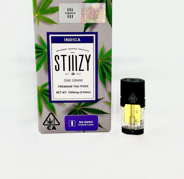 1g OG Kush (Indica) Pod - Stiiizy + 1g House Pick Preroll