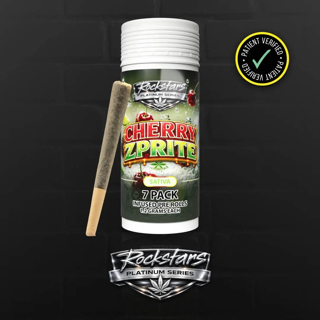 Rockstars - Infused Prerolls - 7 Pack - Cherry Zprite - 8.4g (S)