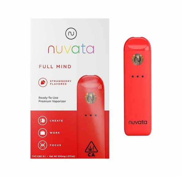 Nuvata- Strawberry Full Mind Disposable 1g (S)
