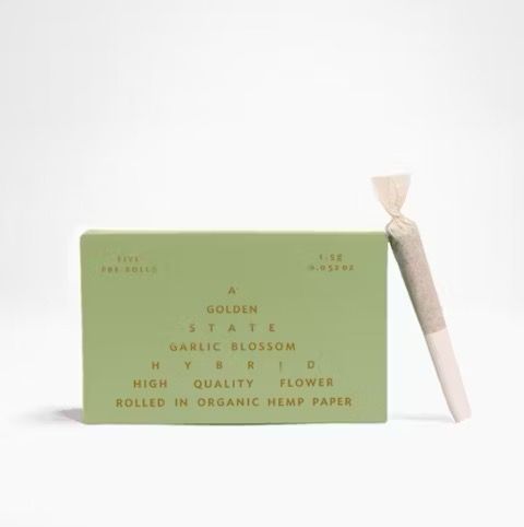 A Golden State- Garlic Blossom Mini 5pk Prerolls 1.5g (H)