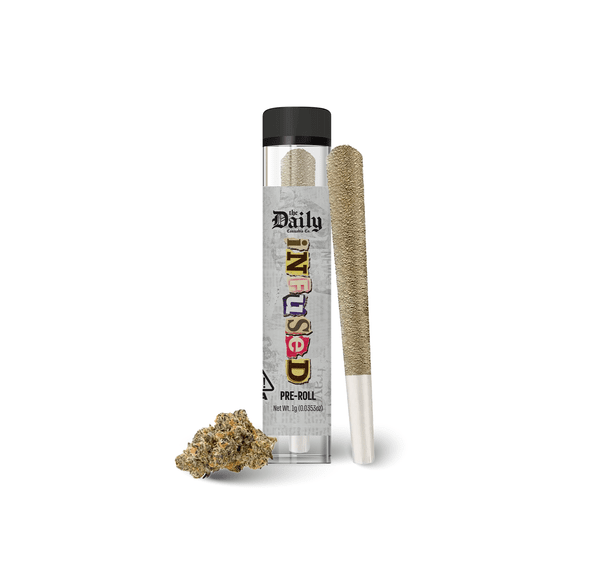 The Daily Infused Pre-roll Snow Cap 1g