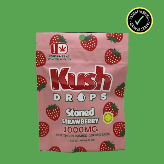 1000mg THC Gummy - Stoned Strawberry