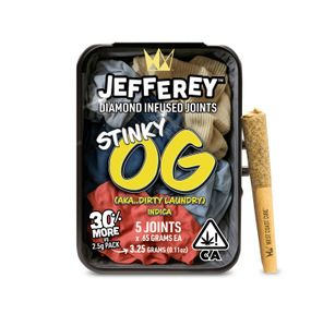 Stinky OG - Jefferey Infused Joint .65g 5 Pack 3.25 g