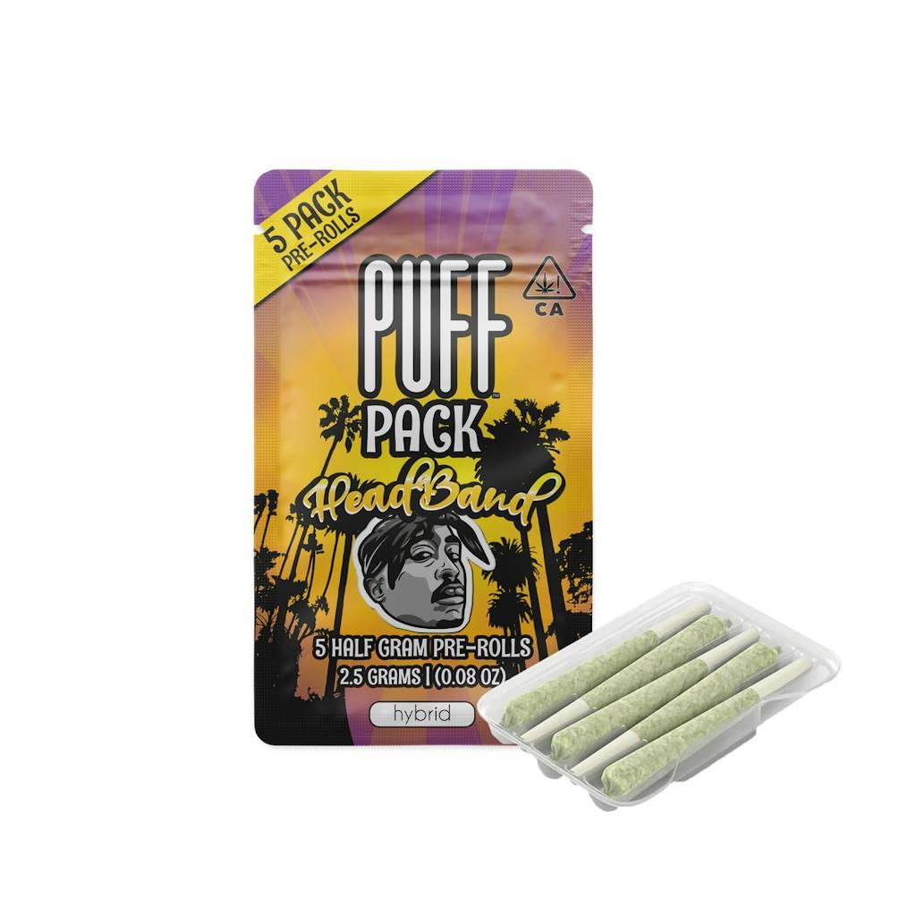 PUFF - Headband - 5pk Prerolls - 2.5g