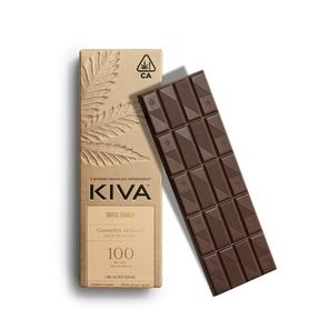 KIVA - Kiva Bar Dark Chocolate Toffee Crunch - 100mg