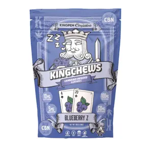Kingpen Fruit Chews Blueberry Z 100mg THC / 50mg CBN