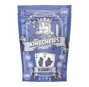Kingpen Fruit Chews Blueberry Z 100mg THC / 50mg CBN