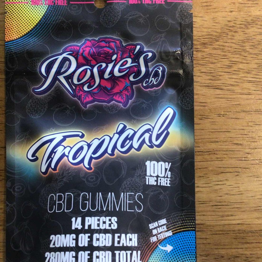 Rosie's CBD Gummies- Tropical Premium Broad Spectrum