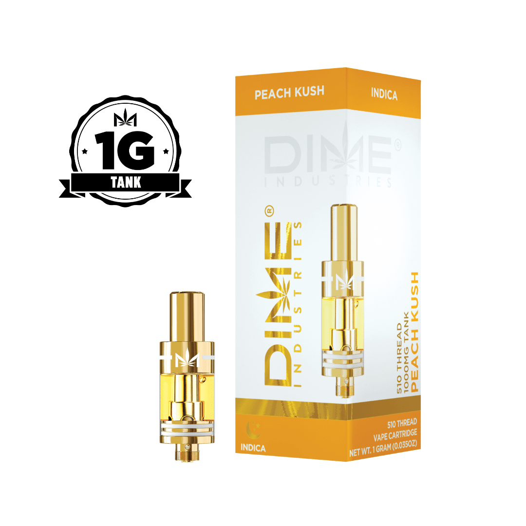 Dime | Vape Cart | 1g | Signature Distillate | Peach Kush