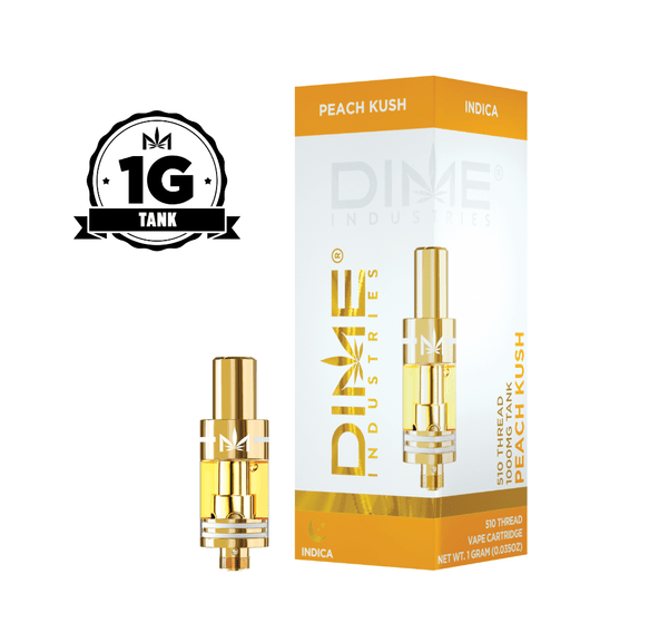 Dime | Vape Cart | 1g | Signature Distillate | Peach Kush