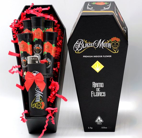 BLAZE MOTA - RAMO DE FLORES 5PK PREROLL COFFIN BOX - 29.22% TOTAL