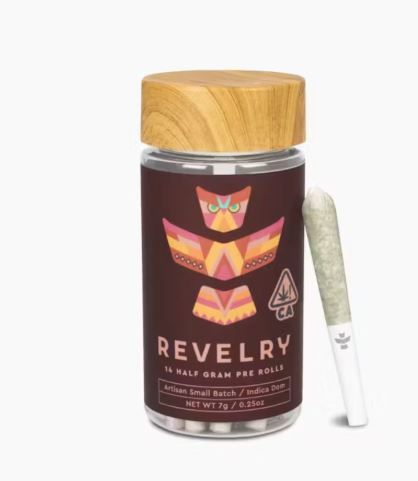 Revelry Pre-roll 14pk Strawberry Fields 7g