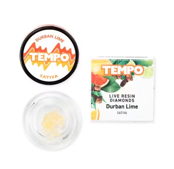 Durban Lime Live Resin Diamonds