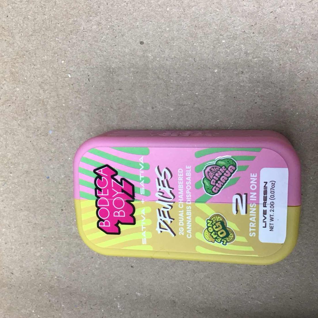 Lemon OG / Pink Guava Deuces Bodega Boyz Disposable 2g