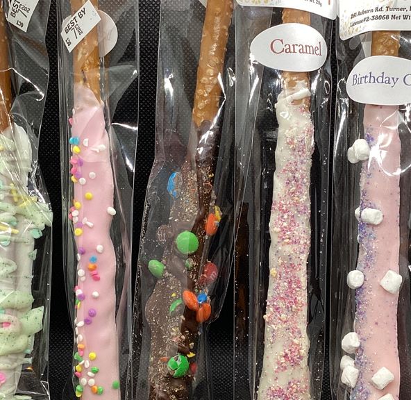High Tides- Dipped Pretzel Sticks- 25MG