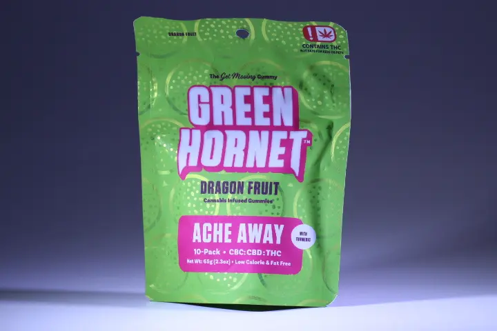Green Hornet | Ache Away Gummies CBC/CBD/THC - 100mg