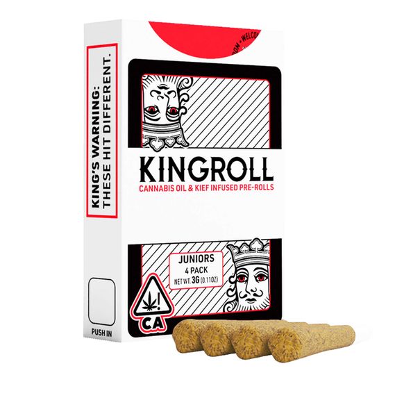 Kingroll -#6 Variety 4 pack Infused Prerolls 3 g