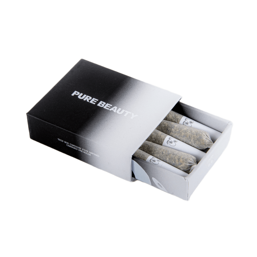 Pure Beauty | Infused Prerolls | 5 x .4g | Solventless | Hybrid