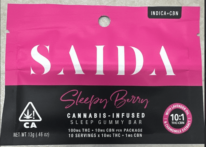 Gummy Bar - Sleepy Berry 100mg THC/10mg CBN