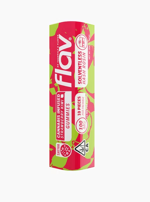 Flav - Strawberry Kiwi Rosin Gummies 100mg