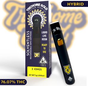 Trichome Gold Rosin AIO Three Kings 1g