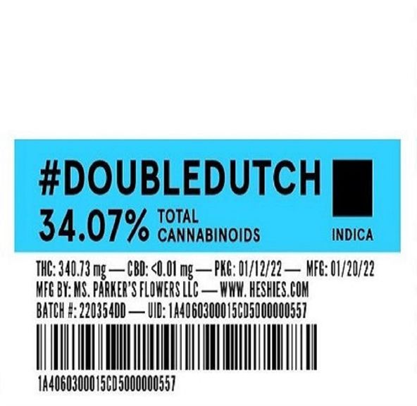 #DoubleDutch 1g Infused Pre-Rolls