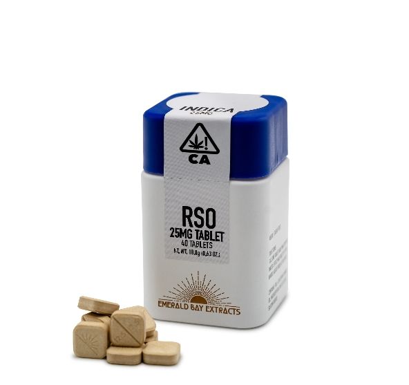 Emerald Bay Extracts - Gush Mintz RSO Tablets 25mg/1000mg