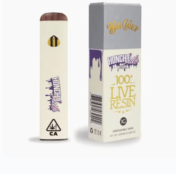 Big Chief 1g Live Resin Disposable Honcho Lato at The Big Chief 1g Live Resin Disposable Honcho Lato at The