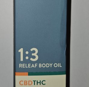 P&B: 60 mL Body Oil: 1:3 CBD/THC: Releaf