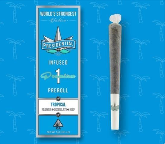 PRESIDENTIAL-INFUSED PREROLL-1G-TROPICAL