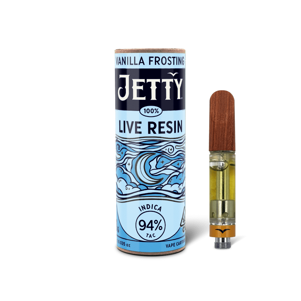 Jetty Live Resin Cartridge Vanilla Frosting 1g