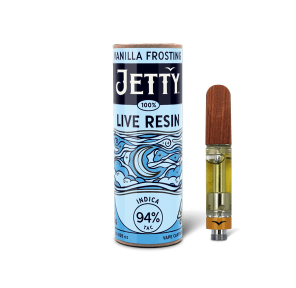 Jetty Live Resin Cartridge Vanilla Frosting 1g